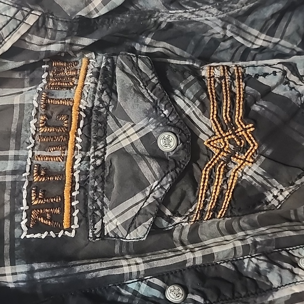 Affliction button up - Picture 2 of 4
